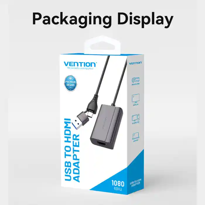 Vention ACYHB USB-C and USB-A to HDMI Adapter